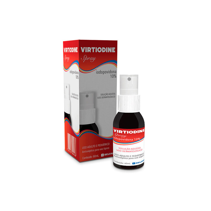 Virtiodine Spray 60 mL <br><h5>Iodopovidona 10%</h5>